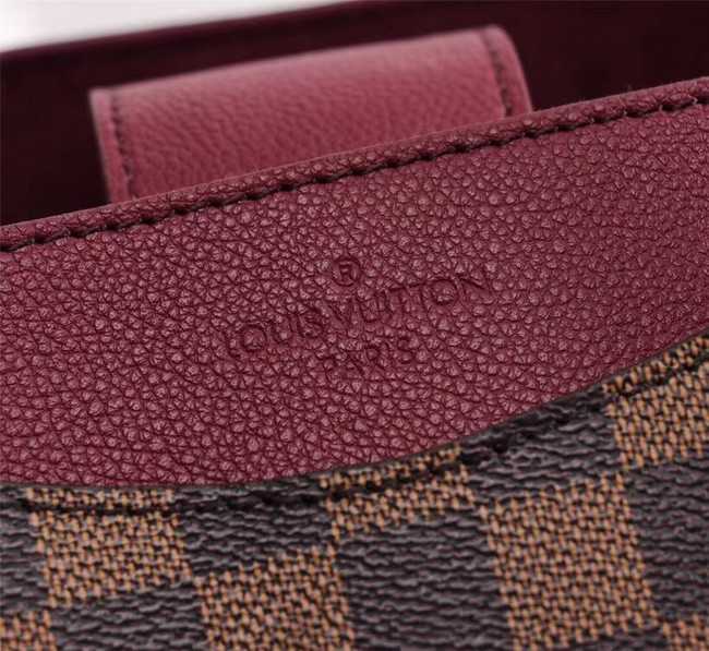 Louis Vuitton Outlet Damier Ebene Canvas RIVERSIDE M55040 fuchsia