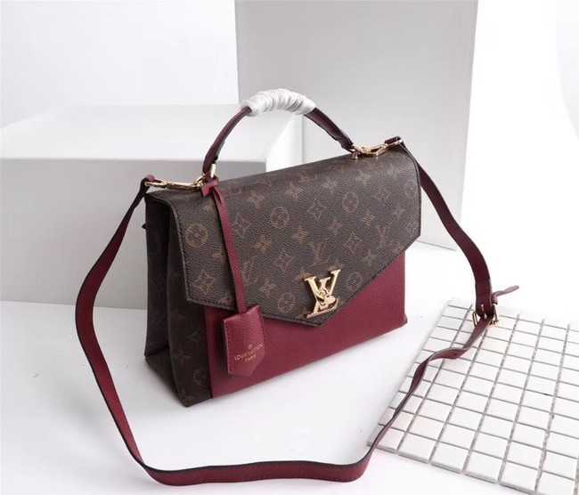 Louis Vuitton Outlet Monogram Canvas Pochette Metis Bag M54879 fuchsia