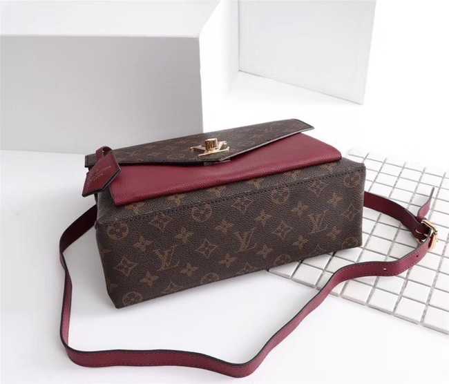 Louis Vuitton Outlet Monogram Canvas Pochette Metis Bag M54879 fuchsia