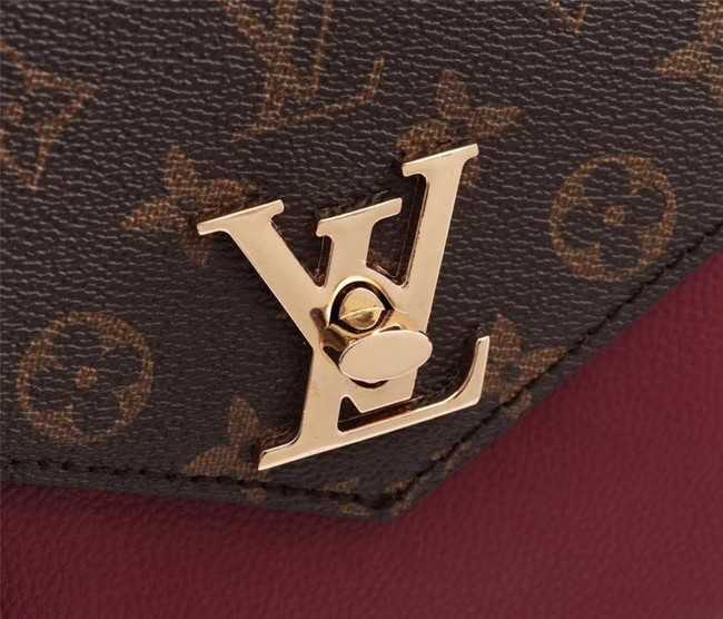 Louis Vuitton Outlet Monogram Canvas Pochette Metis Bag M54879 fuchsia