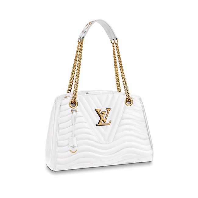 Louis Vuitton Outlet NEW WAVE CHAIN TOTE M51978 white