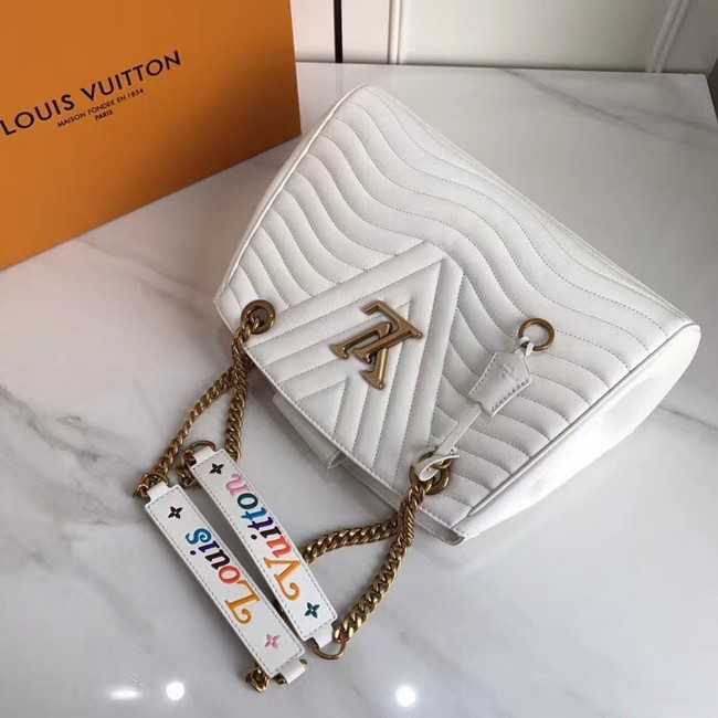 Louis Vuitton Outlet NEW WAVE CHAIN TOTE M51978 white