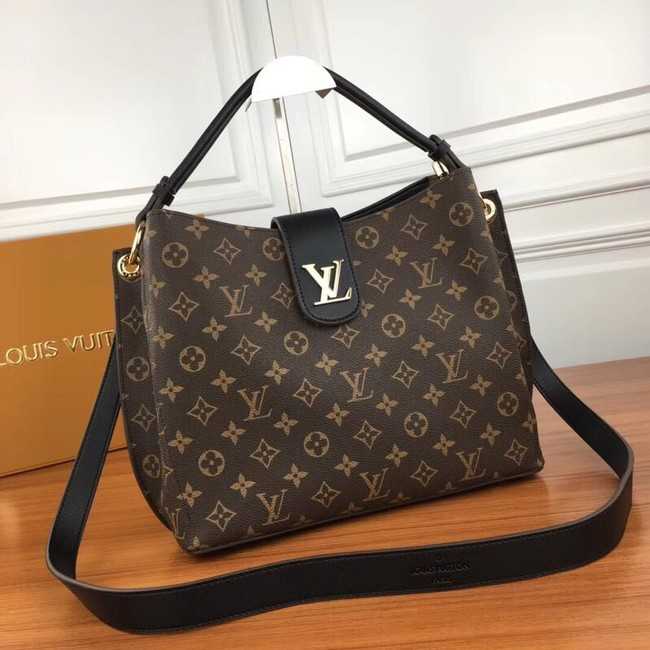 Louis Vuitton Outlet monogram canvas M66144 black