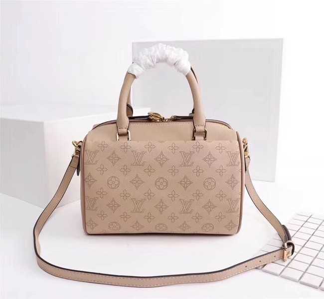 Louis Vuitton Outlet Mahina Leather SPEEDY BANDOULIERE 30 M40431 apricot