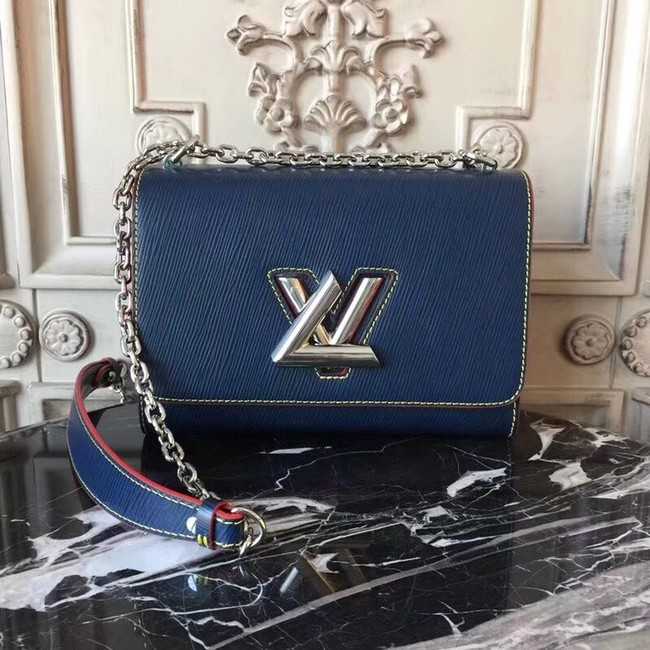 Louis Vuitton Outlet original epi leather TWIST MM M50332 dark blue