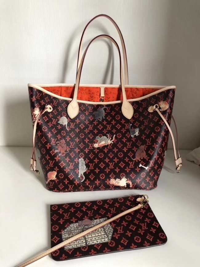 Louis Vuitton Outlet Original Monogram Canvas NEVERFULL MM M44441