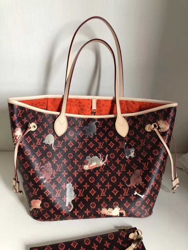 Louis Vuitton Outlet Original Monogram Canvas NEVERFULL MM M44441