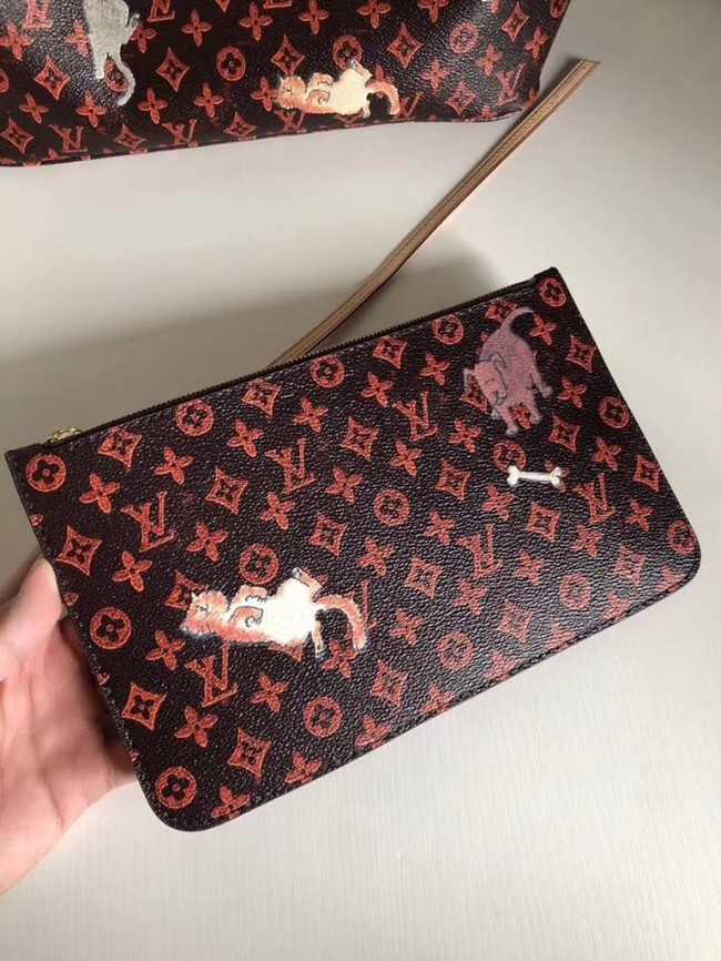 Louis Vuitton Outlet Original Monogram Canvas NEVERFULL MM M44441