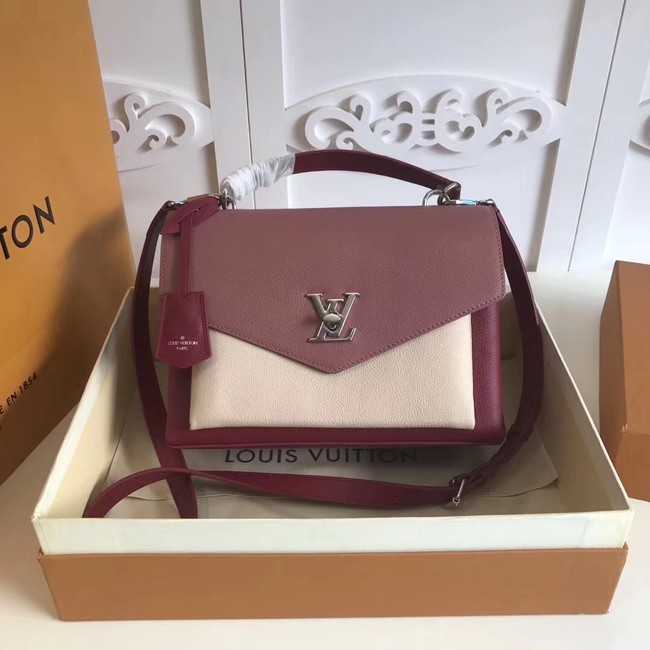 Louis Vuitton Outlet original MY LOCKME M54849 pink&white