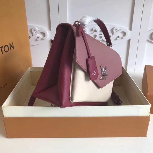 Louis Vuitton Outlet original MY LOCKME M54849 pink&white