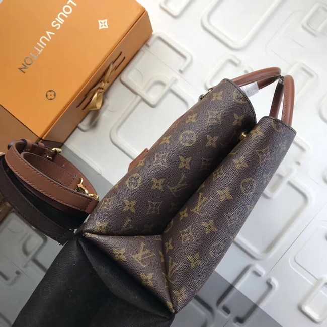 Louis Vuitton Outlet original monogram canvas Flower tote M43550 brown