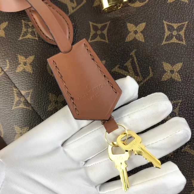 Louis Vuitton Outlet original monogram canvas Flower tote M43550 brown