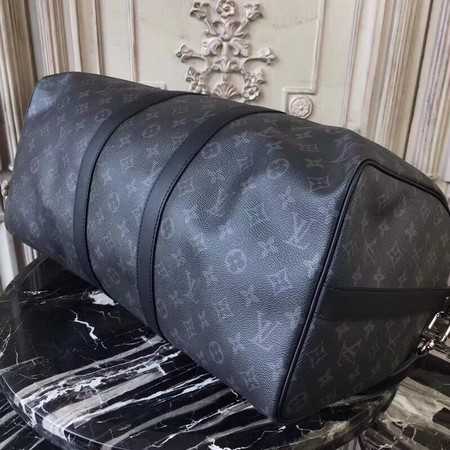 Louis Vuitton Outlet Monogram Canvas Keepall 41418 black