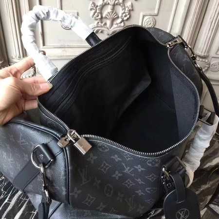 Louis Vuitton Outlet Monogram Canvas Keepall 41418 black