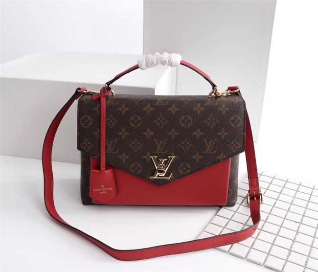 Louis Vuitton Outlet Monogram Canvas Pochette Metis Bag M54879 red