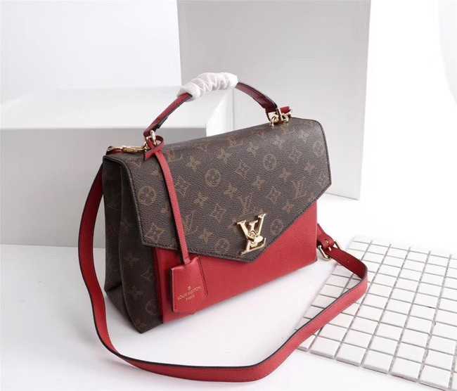 Louis Vuitton Outlet Monogram Canvas Pochette Metis Bag M54879 red