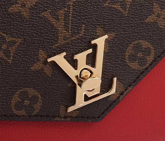 Louis Vuitton Outlet Monogram Canvas Pochette Metis Bag M54879 red