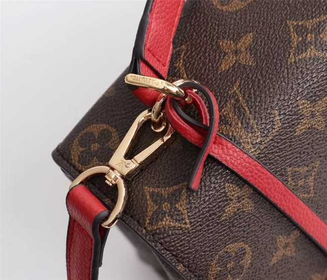 Louis Vuitton Outlet Monogram Canvas Pochette Metis Bag M54879 red