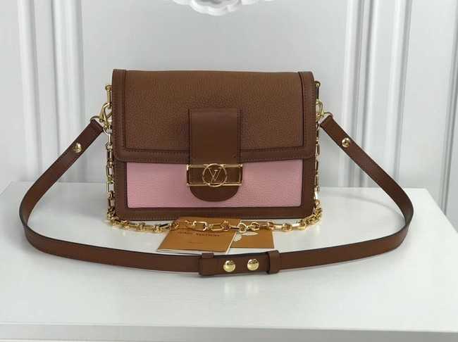 Louis Vuitton Outlet original SAINT SULPICE PM M44391 brown with pink