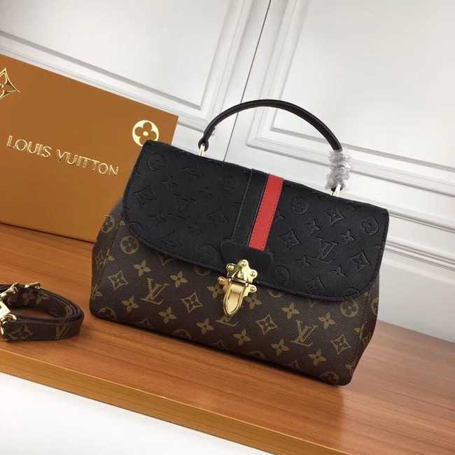 Louis Vuitton Outlet monogram canvas M66812 black