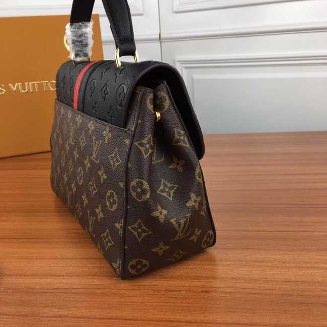 Louis Vuitton Outlet monogram canvas M66812 black