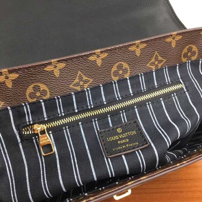 Louis Vuitton Outlet monogram canvas M66812 black