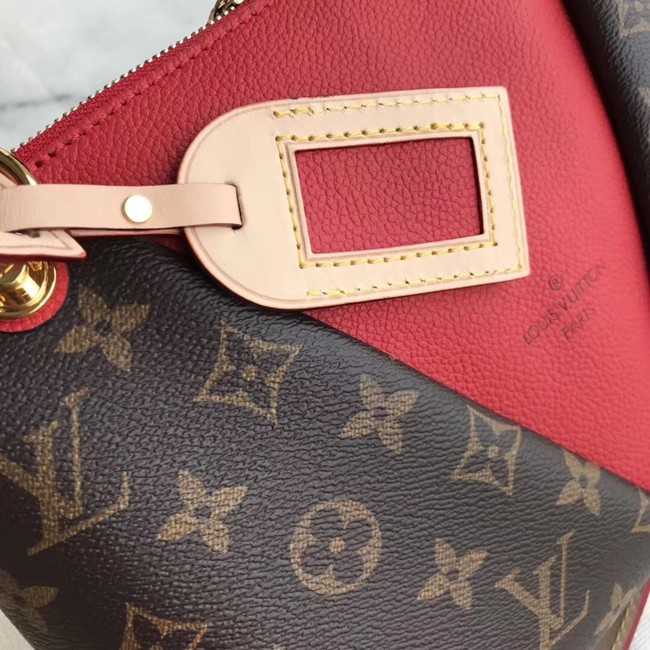 Louis Vuitton Outlet Monogram Canvas original V TOTE BB M43966 Cerise Red