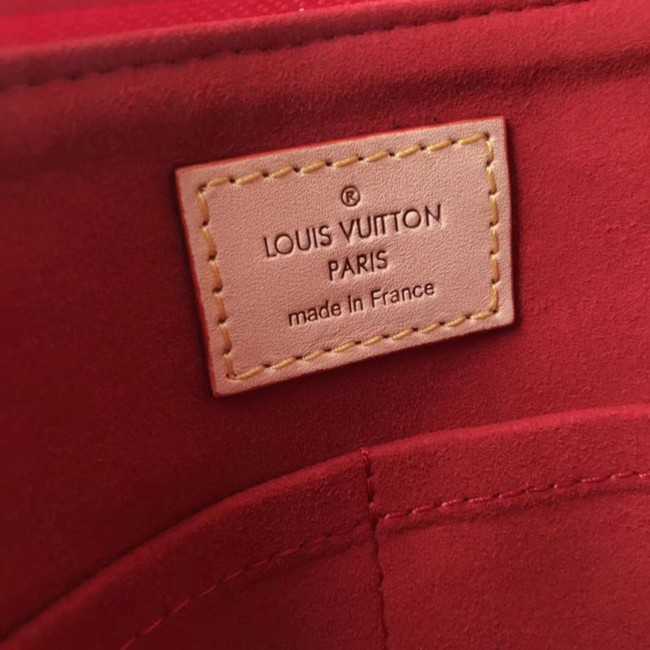 Louis Vuitton Outlet Monogram Canvas original V TOTE BB M43966 Cerise Red