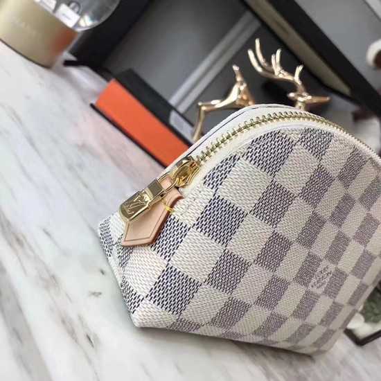 Louis Vuitton Outlet Damier Azur Cosmetic Pouch M47515