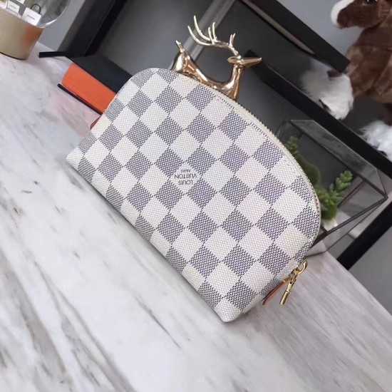 Louis Vuitton Outlet Damier Azur Cosmetic Pouch M47515