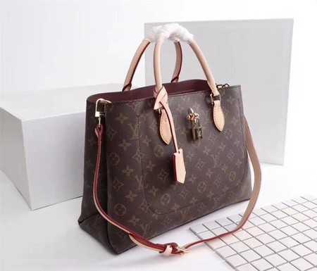 Louis Vuitton Outlet monogram canvas monogram flower M43553 cream