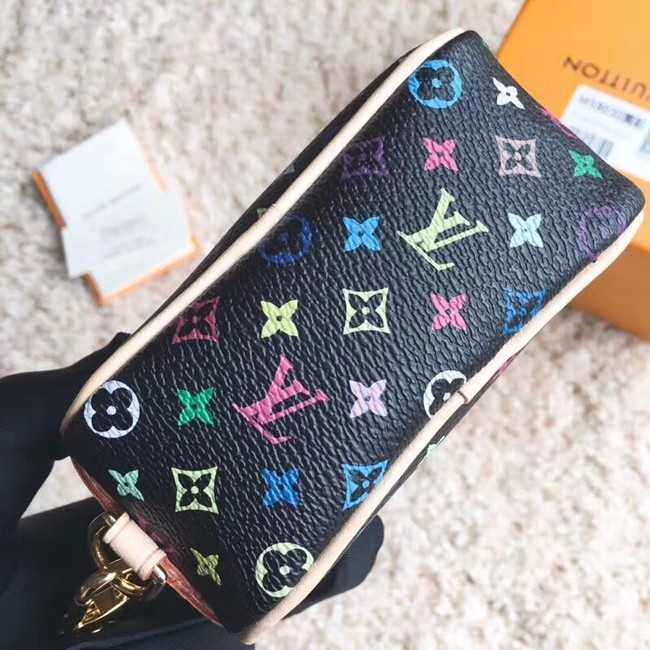 Louis Vuitton Outlet original Monogram Multicolor Canvas M58030 black