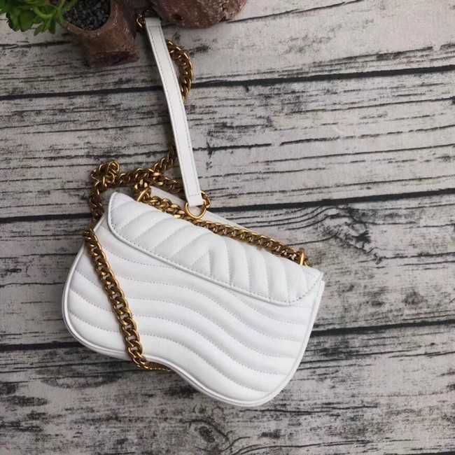 Louis Vuitton Outlet NEW WAVE CHAIN BAG MM M51945 white