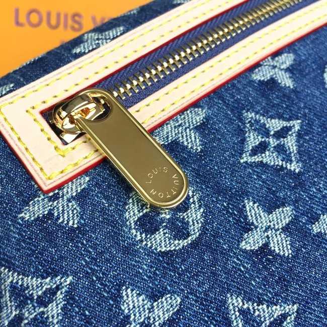 Louis Vuitton Outlet Denim Clutch bag M44472 blue