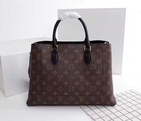 Louis Vuitton Outlet monogram canvas monogram flower M43553 black