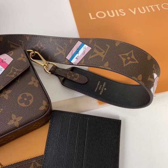 Louis Vuitton Outlet original monogram canvas POCHETTE FELICIE M63999