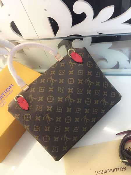 Louis Vuitton Outlet monogram canvas marignan M44259 red