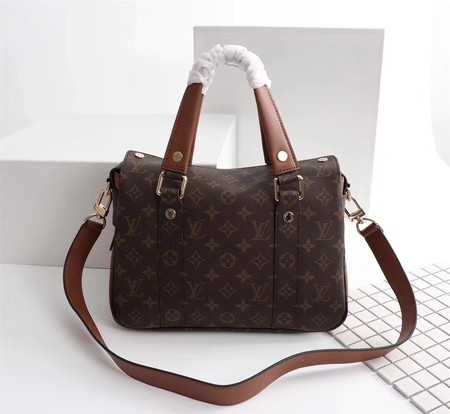 Louis Vuitton Outlet manhattan monogram canvas handbags M43482 apricot