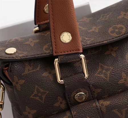 Louis Vuitton Outlet manhattan monogram canvas handbags M43482 apricot