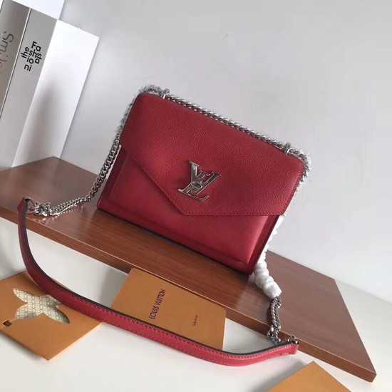 Louis Vuitton Outlet Original Leather Evening Bag Clutch Love Note replica M54500 red