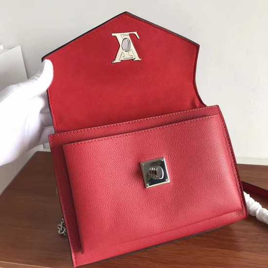 Louis Vuitton Outlet Original Leather Evening Bag Clutch Love Note replica M54500 red