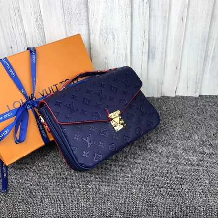 Louis Vuitton Outlet Monogram Empreinte Tote Bag M40780 blue