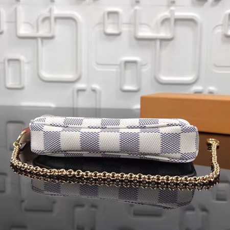 Louis Vuitton Outlet original Damier Azur MINI POCHETTE ACCESSORIES N58009