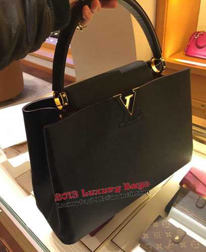 Louis Vuitton Outlet 2015 Capucines GM M48870 Black