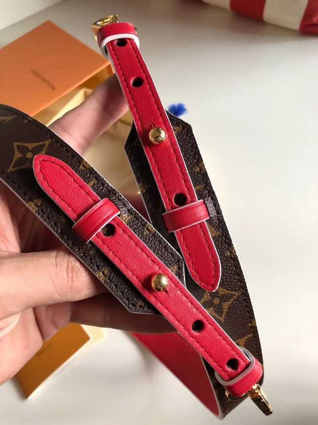 Louis Vuitton Outlet Strap 110CM 0361 red