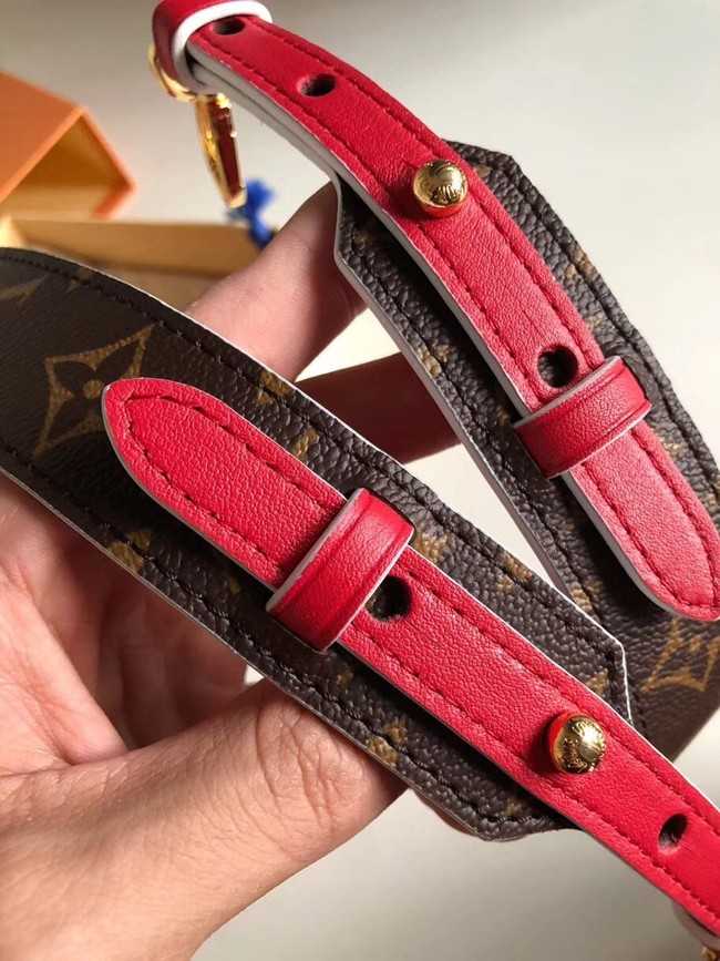 Louis Vuitton Outlet Strap 110CM 0361 red