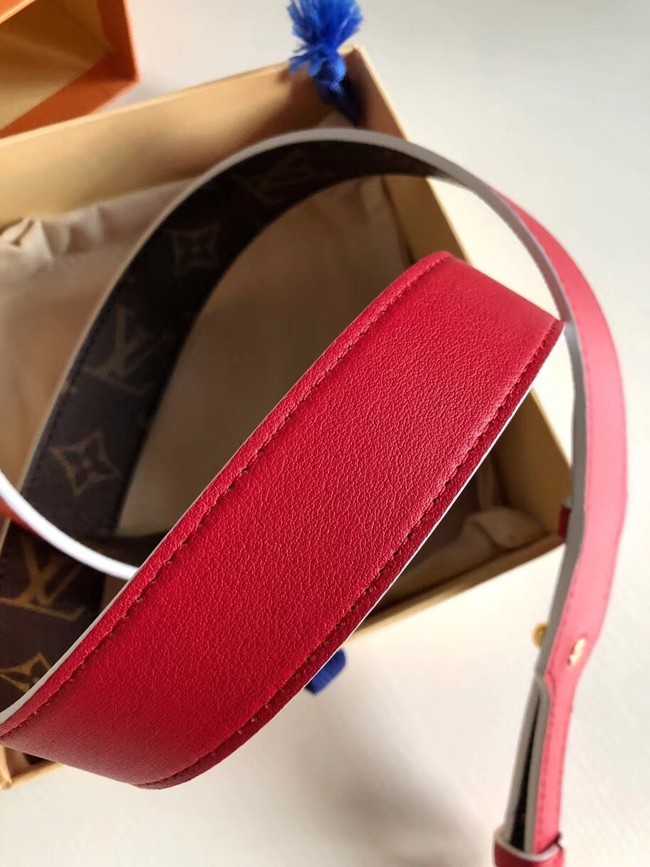 Louis Vuitton Outlet Strap 110CM 0361 red