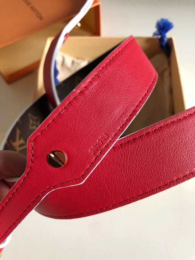 Louis Vuitton Outlet Strap 110CM 0361 red