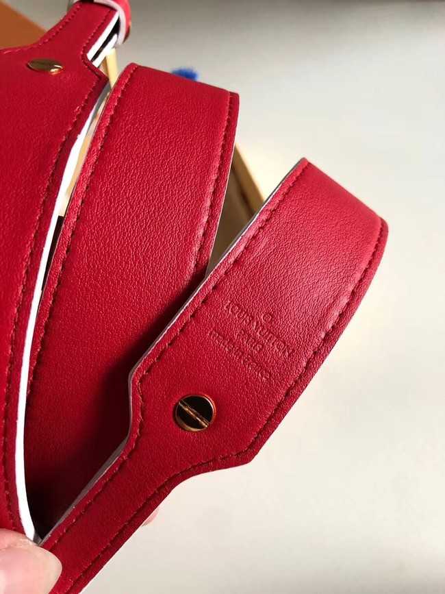 Louis Vuitton Outlet Strap 110CM 0361 red