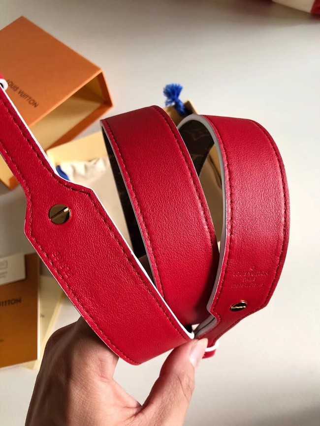 Louis Vuitton Outlet Strap 110CM 0361 red